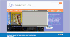 Desktop Screenshot of postabortioncare.org